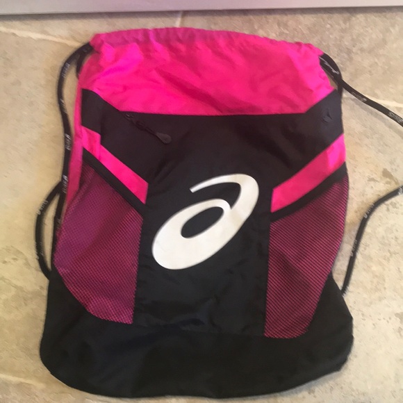 asics drawstring bag